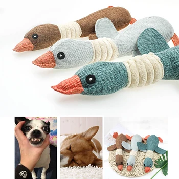 

2020 New 1pc 33cm Long Durable Large Dog and Cat Toys Bite Resistant Denim Linen Dog Puppy Chew Toys Dropship