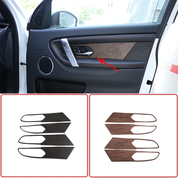 

4pcs ABS Carbon Fiber Car Door Inner Handle Decoration Panel Cover Trim For Land Rover Discovery Sport 2020 Interior Accessorie