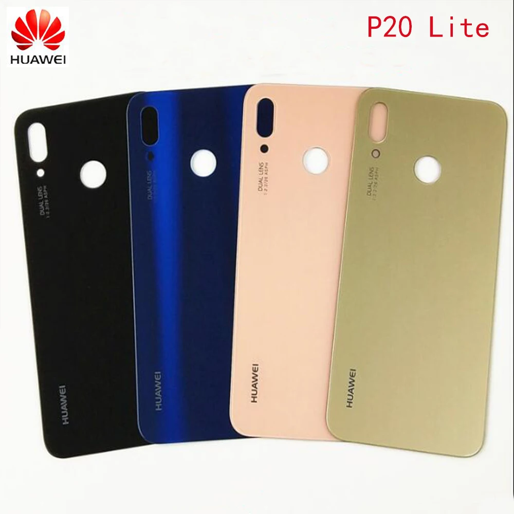 

Original Huawei P20 Lite Battery Cover Back Glass Door Housing Case For Huawei P20 Lite Battery Cover Nova 3e Rear Panel