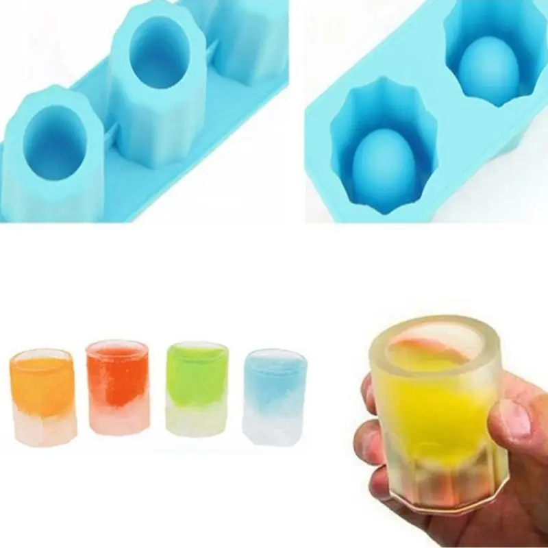 Летний DIY TPR ледяной кубик прессформа для замороженной кружки лоток стеклянной