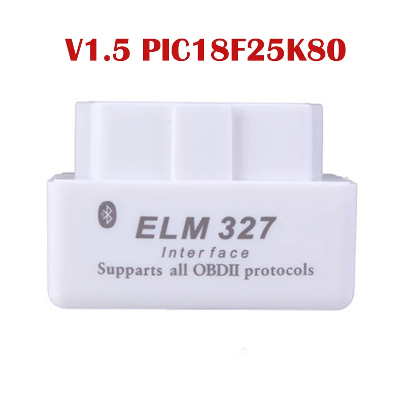 OBD II ELM327 PIC18F25K80 Bluetooth V1.5 Авто диагностический сканер ELM 327 25K80 2 Слои PCB диагностический сканер obd-ii аппаратные средства 1,5 Android ПК