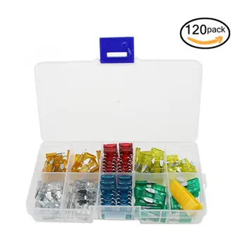 

120Pcs/Lot Automotive Blade Fuse Box Car APM Mini Blade Mixed Set 2A 3A 5A 7.5A 10A 15A 20A 25A 30A 35A CGKCH034