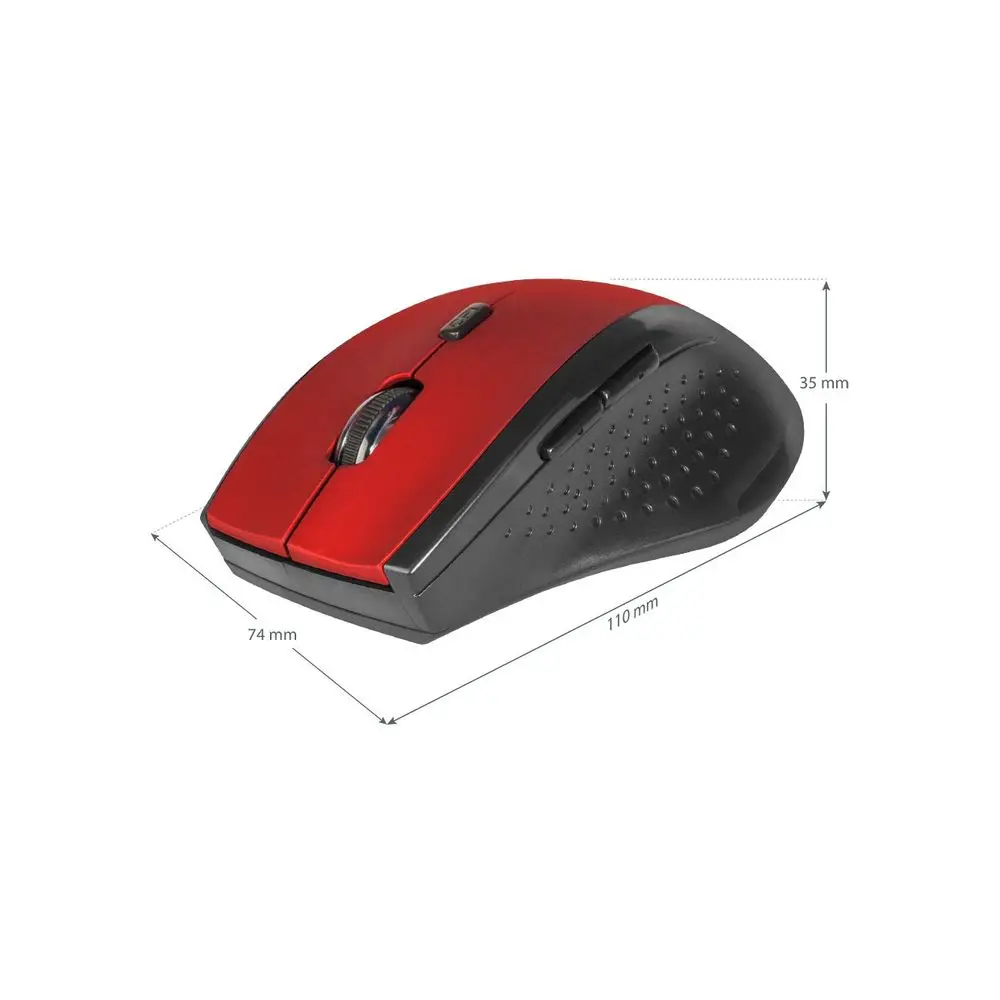 Компьютерная мышь Defender Accura MM-365 красный,6 кнопок, 800-1600 dpi