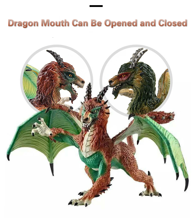 Большой Размер 20 см Западная магия дракон динозавры модель игрушка Парк Юрского