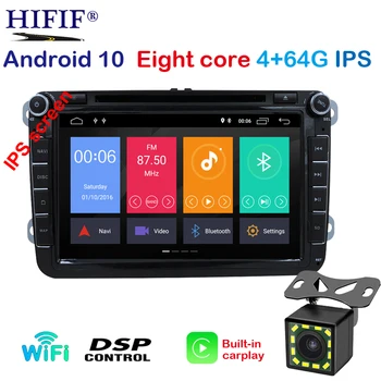 شراءIPS الروبوت 9.0 مشغل أسطوانات للسيارة لشركة فولكس فاجن/فولكس واجن سكودا جولف 5 جولف 6 بولو باسات B7 T5 CC جيتا تيغوان سيارة Gps للملاحة ستيريو لاعب