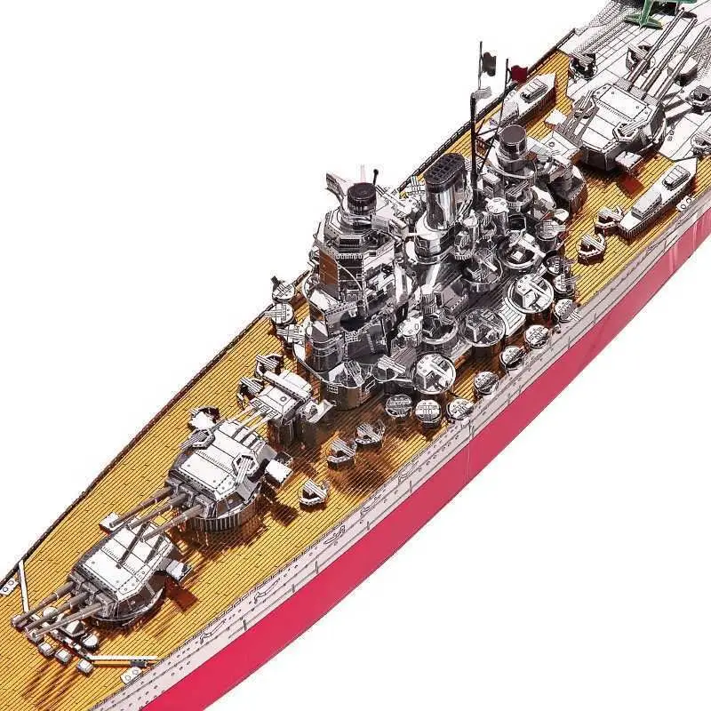 Piececool 3d Metall Modellbausätze für Erwachsene-Schlachtschiff Yamato selber machen 3d METALL JIGSAW