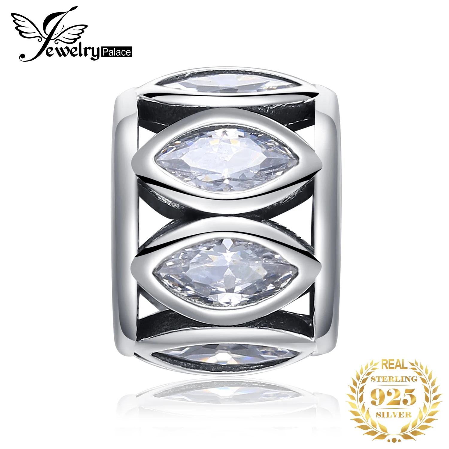 JewelryPalace винтажные Подвески Marquise серебряные бусины 925 пробы серебро оригинал для браслета Серебро