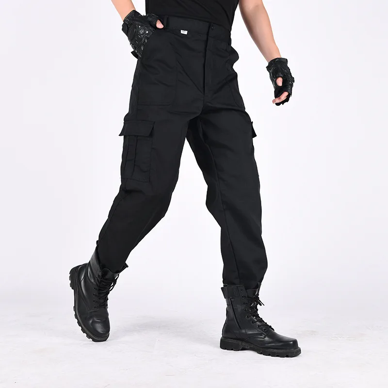 Black Cargo Pants Men Outdoor Military Trousers Casual Multi-pocket Joggers 2019 Fashion Mens Tactical Pants HD412 Black Cargo Pants Men Outdoor Military Trousers Casual Multi-pocket Joggers 2019 Fashion Mens Tactical Pants HD412