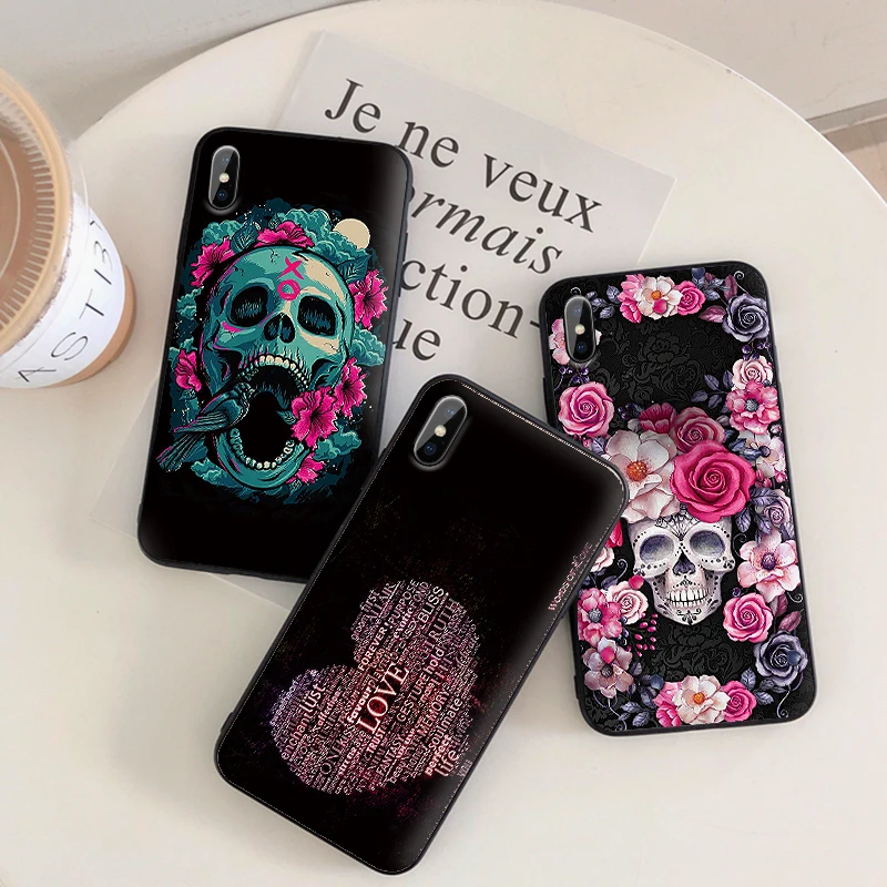Case for Xiaomi Mi CC9 CC9e 9 9T 8 lite Explorer SE Pro mi6 mi8 6 Anti Fingerprint Cases Soft Thin TPU Cover etui Flower Rose | Мобильные