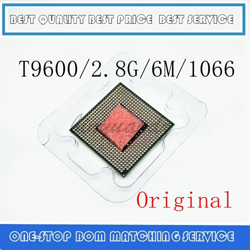 Процессор Core 2 Duo T9600 6M кэш/2 8 ГГц/1066/двухъядерный процессор 478 для ноутбука GM45