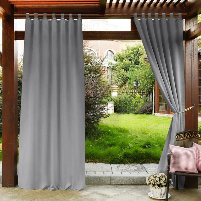 Cortinas Impermeables Para Exteriores, Panel De Gasa Para Jardín