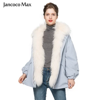 

2019 New Arrival Women's Real Fur Jackets Winter Thick Warm Oversize Natural Fur Coats Top Quality Overcoat S7624