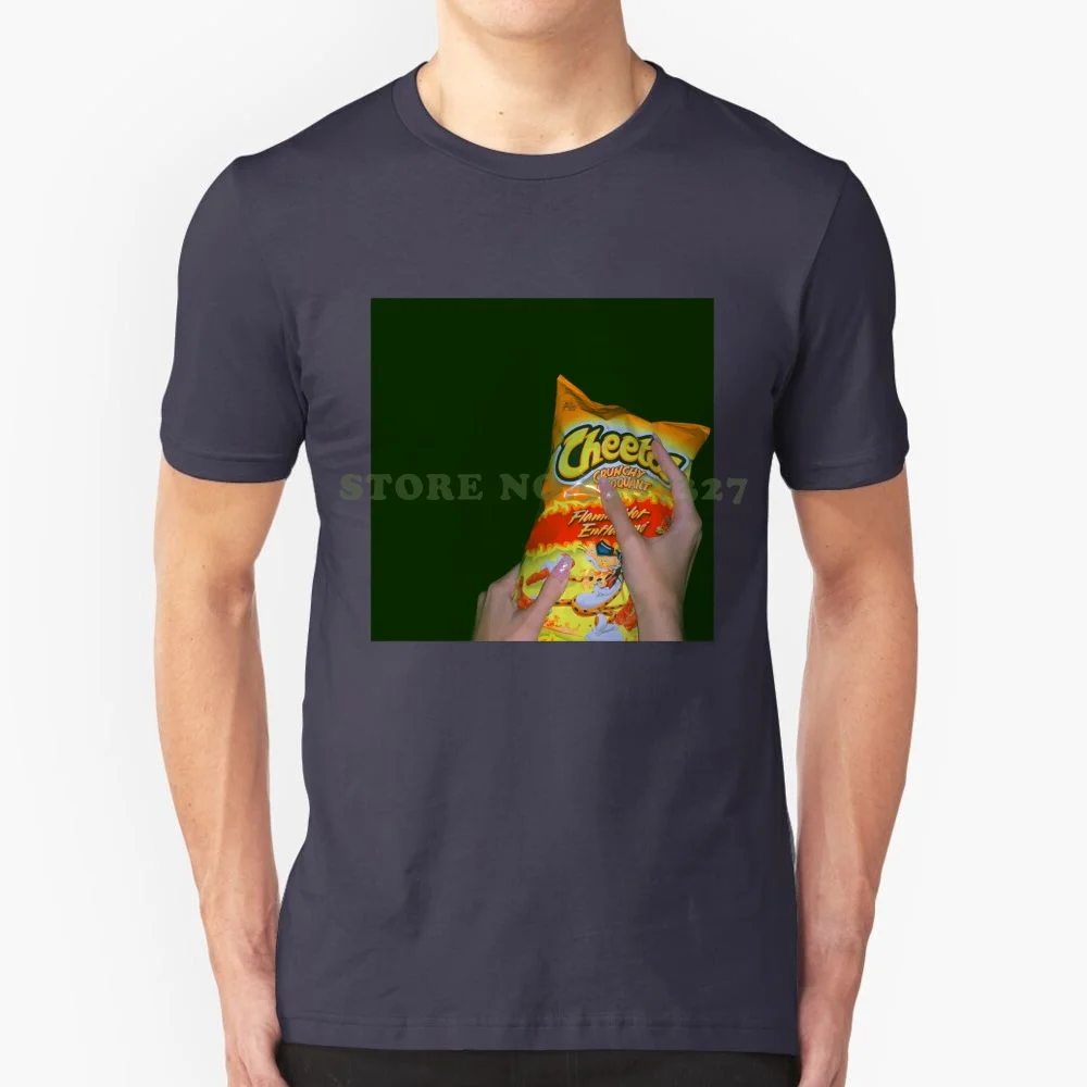 Flaming Hot Cheetos - Kailey Bob Opera D'Arte Maglietta Estiva Per Uomo Donna Adolescenti Flaming Hot Cheetos Kailey Bob Claiiro Kailey