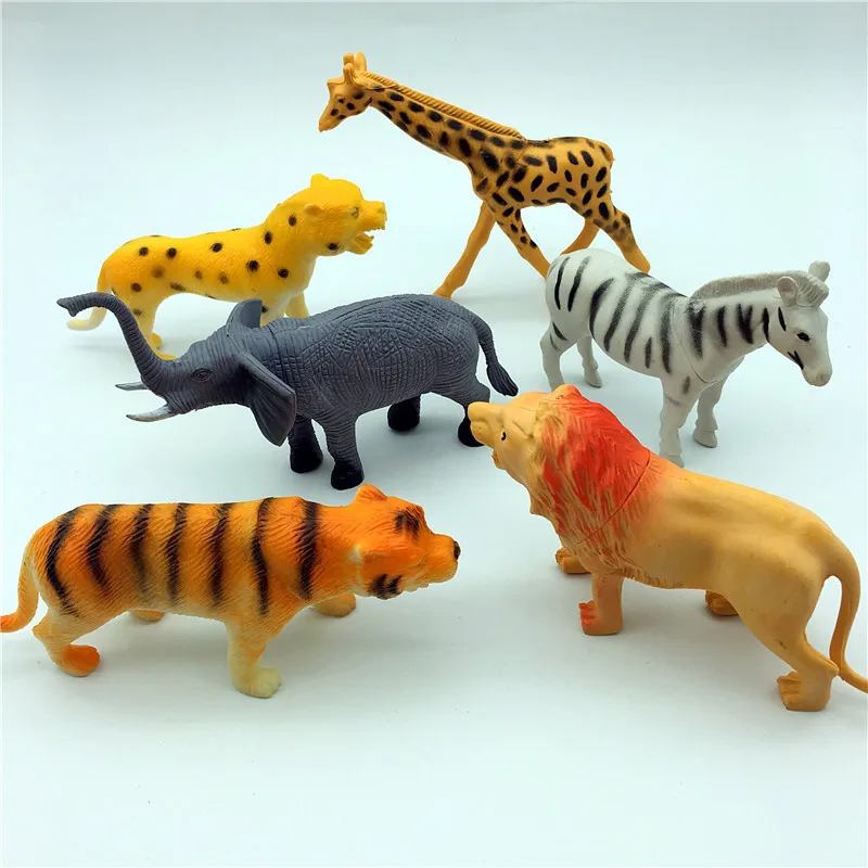 

Large Size Wild Animal Model Static Plastic Animal Model Set Boy CHILDREN'S Toy