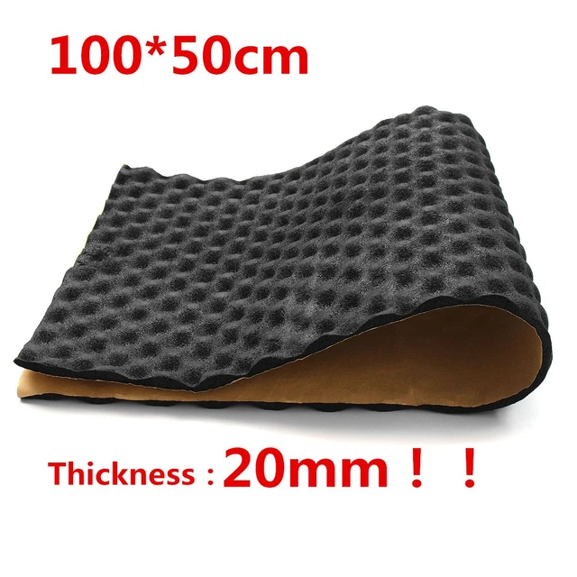 Tapis insonorisant pour voiture, 50x100cm, 20mm, pare-feu en coton