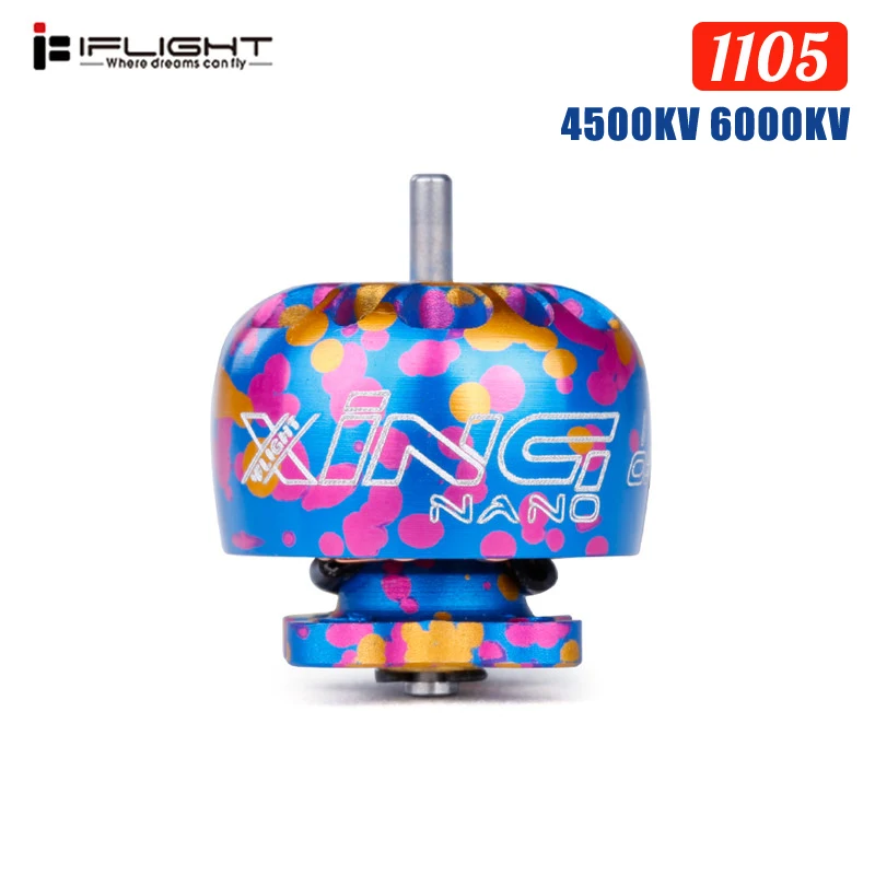 Оригинальный бесщеточный двигатель iFlight XING 1206/1105 4500KV 6000KV 2-4S CW для iH2 iH3 120RS FPV Racing Drone