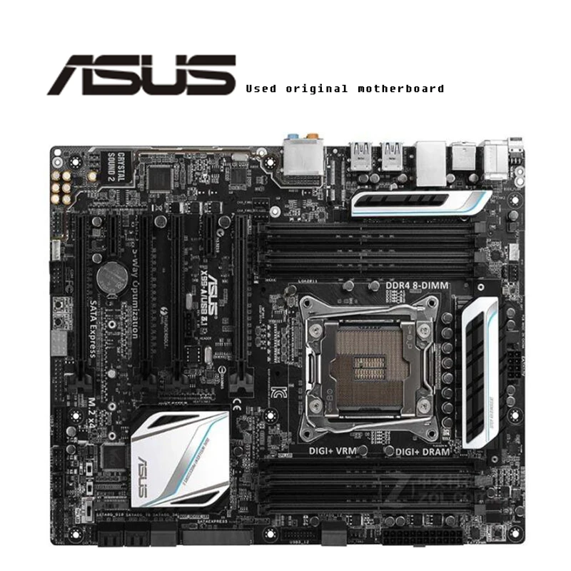 Оригинальная материнская плата для ASUS X99-E WS DDR4 LGA 2011-V3 USB2.0 USB3.0 128GB X99 настольная материнская плата