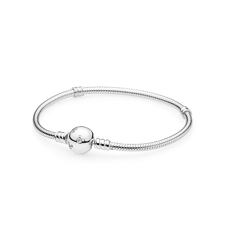 KAAOER ювелирные изделия 925 пробы серебро 11 pandoras милый шар Микки простой шикарный браслет ювелирные изделия для девушек