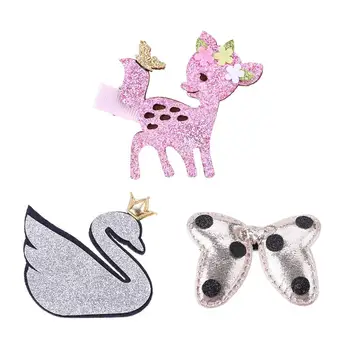 

Baby Girls Cute Glitter Sequins Kids Girls Hair Clips Hairpins Children Princess Baby Party Barrettes Hairgrips Headwear Gifts