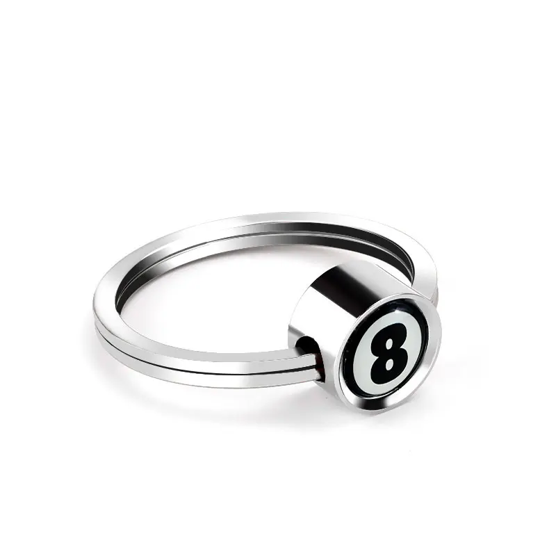 Lucky Number черный 8 цельный брелок для Audi b8 Cadillac CTS Jaguar XF Volkswagen Passat Subaru Forester Cadillac CTS брелок