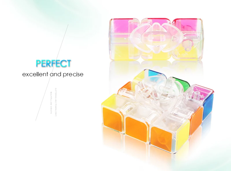 QIYI прозрачный 6,0 см куб 3x3x3 скорость для магического блока Игра Головоломка Куб Neo Cubo Magico для детей развивающие игрушки