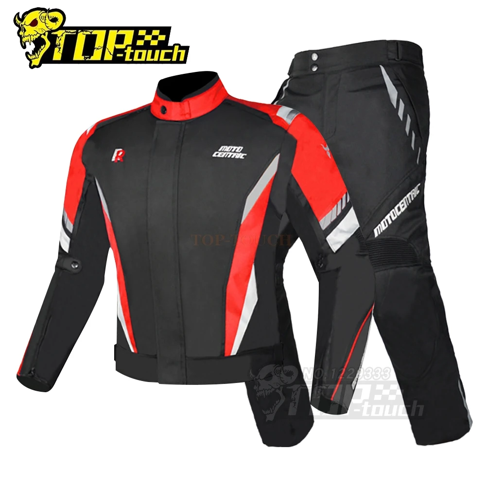 de motociclista para hombre, traje Motocross resistente al agua, ropa de motocicleta prueba de viento, de Moto de carreras con armadura corporal|Chaquetas| - AliExpress