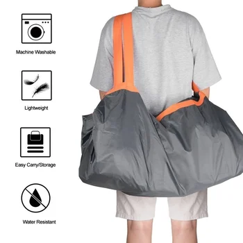 

Portable Beach Blanket, Waterproof Picnic Blanket Outdoor Waterproof Travel Bag & Beach Mat,Multifunctional Foldable Travel Bag