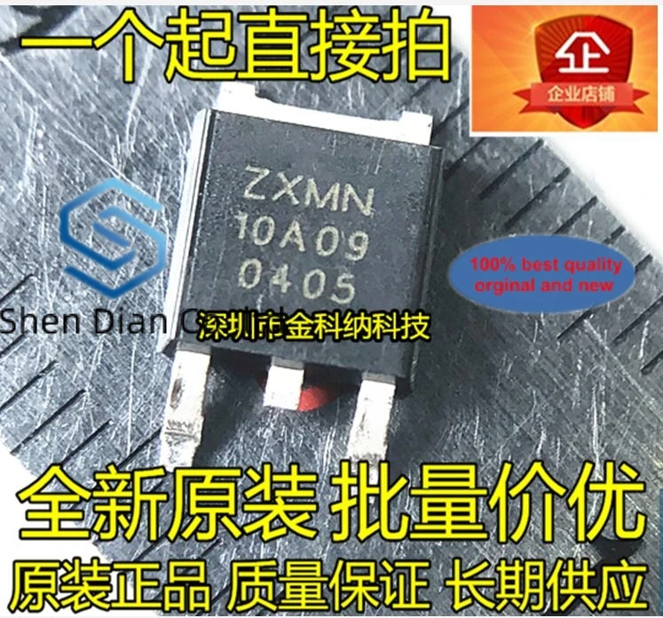 

10 шт., 100% оригинальные новые в наличии ZXMN10A09KTC N-channel трубка с полевым эффектом SMD TO-252 MOSFET