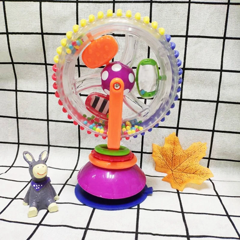 Популярные игрушки для малышей и детей постарше, присоски с колесом обозрения, погремушки, вращающиеся детские мобильные кроватки, развивающие игрушки для младенцев