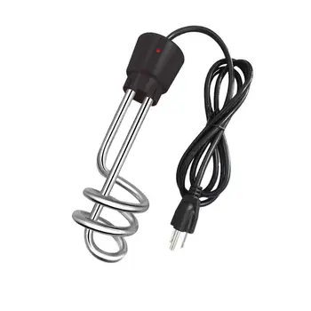 価格 1500 110ワット220vの水ヒーターポータブルスパイラル電気浸漬給湯器沸騰水スティック、70度自動電源オフ