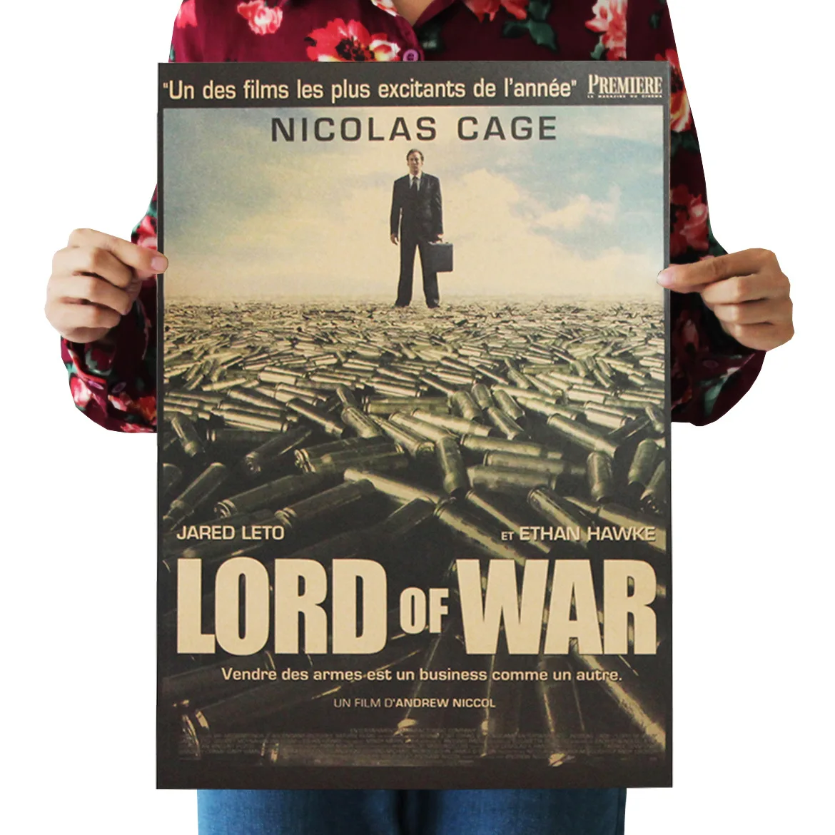

[B220] Lord of War Retro Kraftpaper Poster Indoor Bar Cafe Decorative Painting