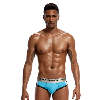 

PS Brand Underwear Men Male Sexy Briefs Cotton Fabric Hollow Design Men Underwear Briefs Men Underpants Men Cueca Panties PS153