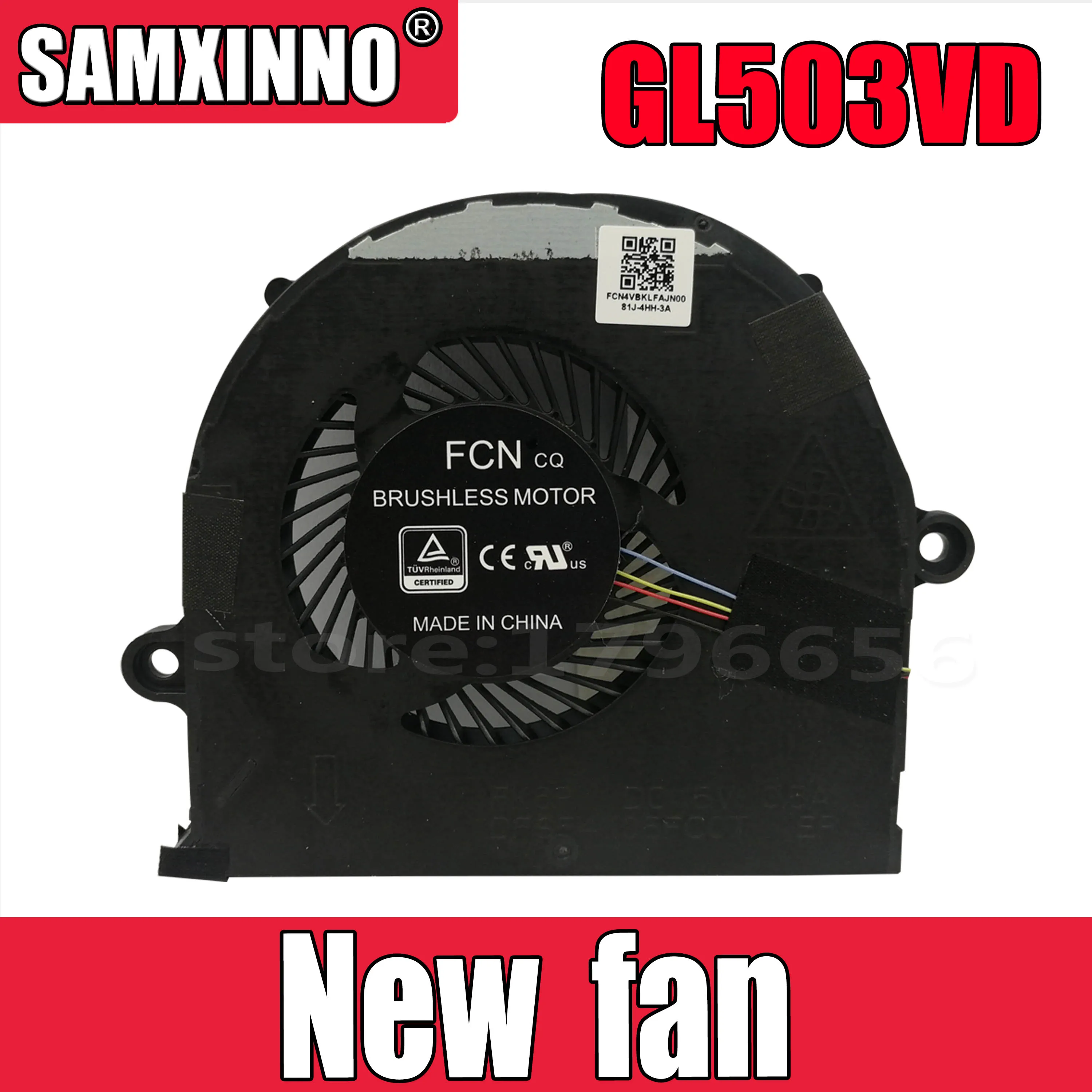 New original cpu cooling fan for FCN FK6P DC5V 0.5A FKA5 DC12V 0.4A cooler For Asus ROG FX503 FX503VD GL503VD GL503 GL503V | Компьютеры и
