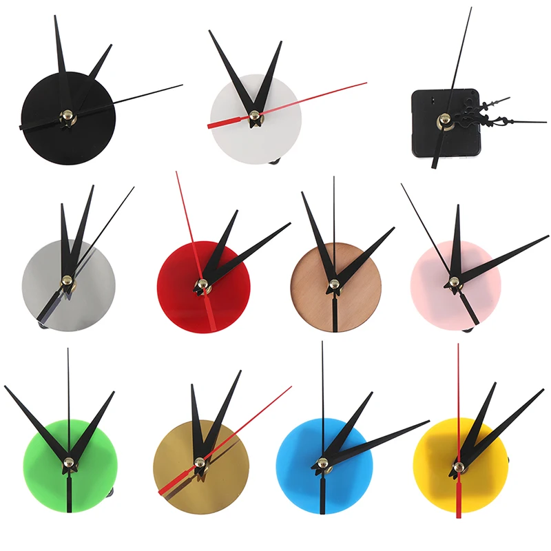 garden clock DIY Wall Clock Movement With Creative Hands Sweep Silent Movement Clock Mechanism Repair Parts Replacement Kit Fluorescence Hand big wall clock