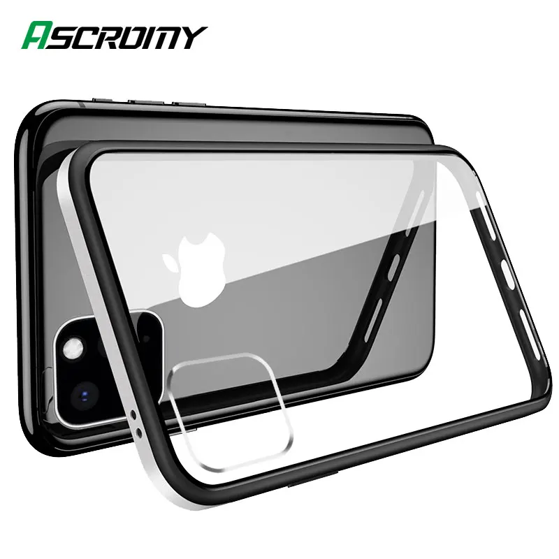 Tempered Glass Case For iPhone 11 Pro Max 12 Mini XS X XR 8 Plus 7 SE 2020 Shockproof Bumper Transparent Cover Phone Accessories | Мобильные