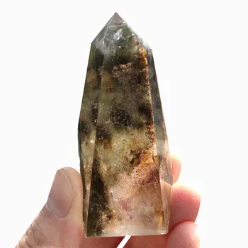 

Phantom Quartz Tower Crystal Stone Island Stones Crystals Wicca Cristal Pierre Naturelle et Cristaux Natural Healing Decor Gift