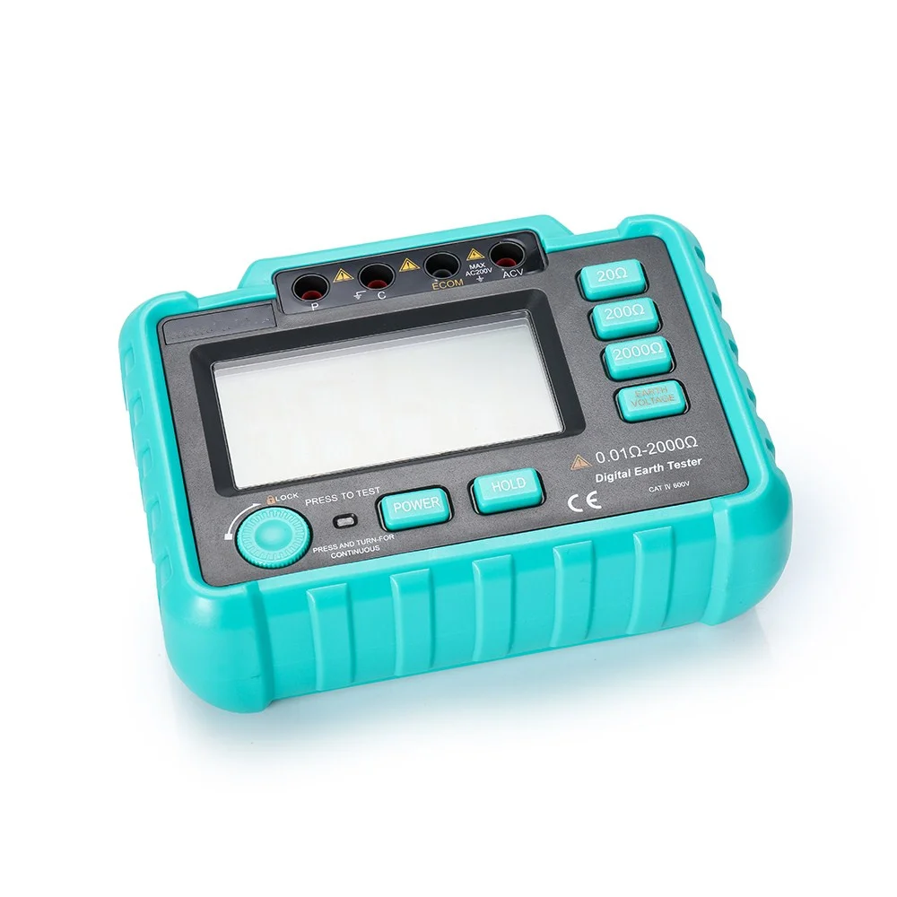 

DANIU Dust Moisture Proof Resistance Multimeter Digital Earth Tester Grounding Resistance Meter Current AC Voltage Meter 4105A