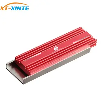 

XT-XINTE Cooling Carbonized Alloy M.2 2280 Solid State Hard Disk Heat Dissipation SSD Heat Sink Cooler Radiator