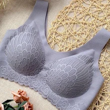 

Casual Women Seamless Bra Comfortable Breathable No Steel Ring Lace Sports Bra