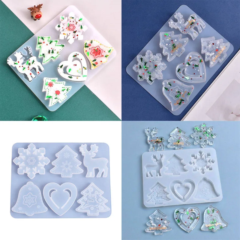 Fashion Mould DIY Jewelry Silicone Mold Tree Heart Casting Epoxy Resin Hanging Decor