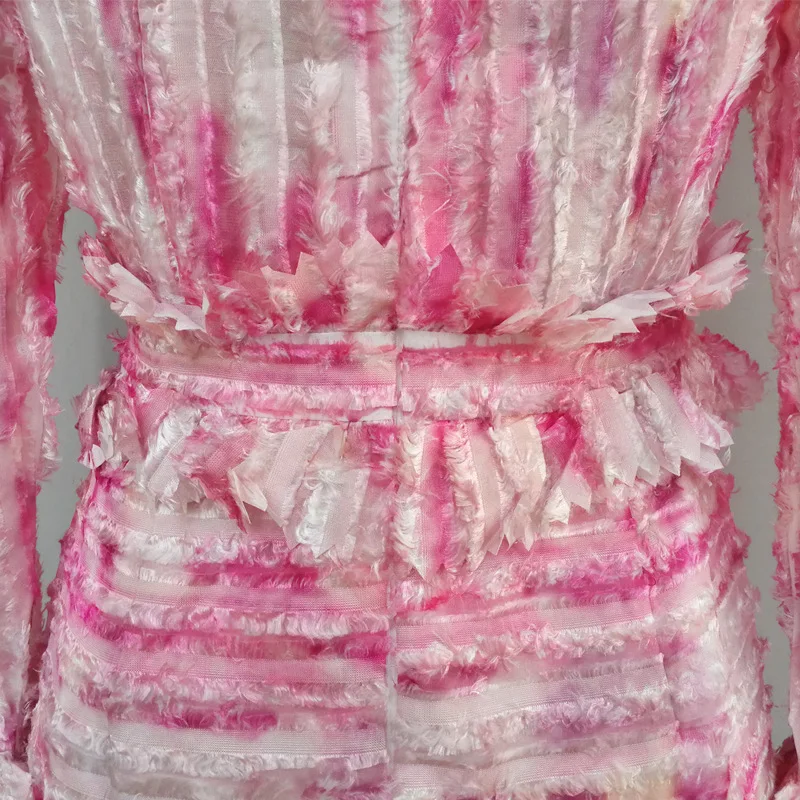 Высокое качество новинка 2019 дизайнерское подиумное платье для подиума женское с