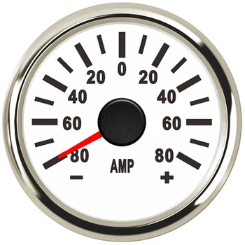 

52mm Waterproof Digital Amperemeter Gauge Ammeter for Car Boat Marine Rv Motor with current sensor 9V~32V 80A/150A