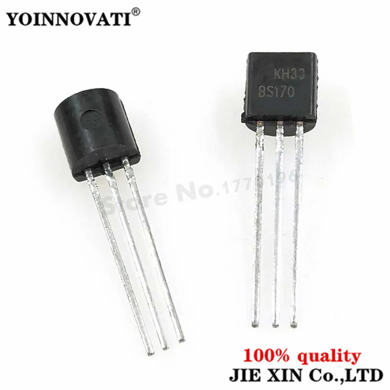 20 шт. Новый BS170 MOSFET N-CH 60V 500MA TO-92 | Электронные компоненты и принадлежности