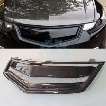 

Fit For Honda Acura Accord Cu1 Cu2 Tsx 2009-2010 Front Bumper Mesh Grille high quality Carbon Fiber