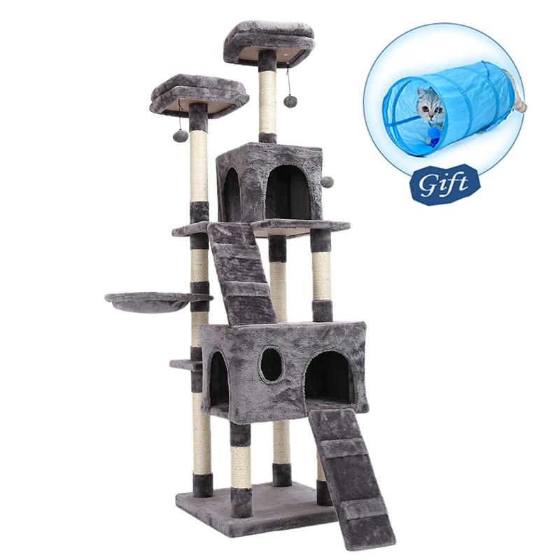 Jouet H180 Cm Pour Chat Maison Avec Cadre De Saut De Luxe Poste A Gratter En Bois Escalade Arbre A Chat Maison Livraison Nationale Aliexpress