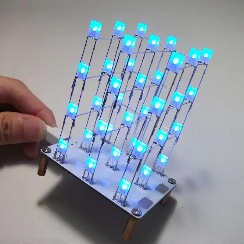 

DIY Electronic Kit Touch Control 3x3x4 Cube Multicolour LED Light Cubes Diy Kits