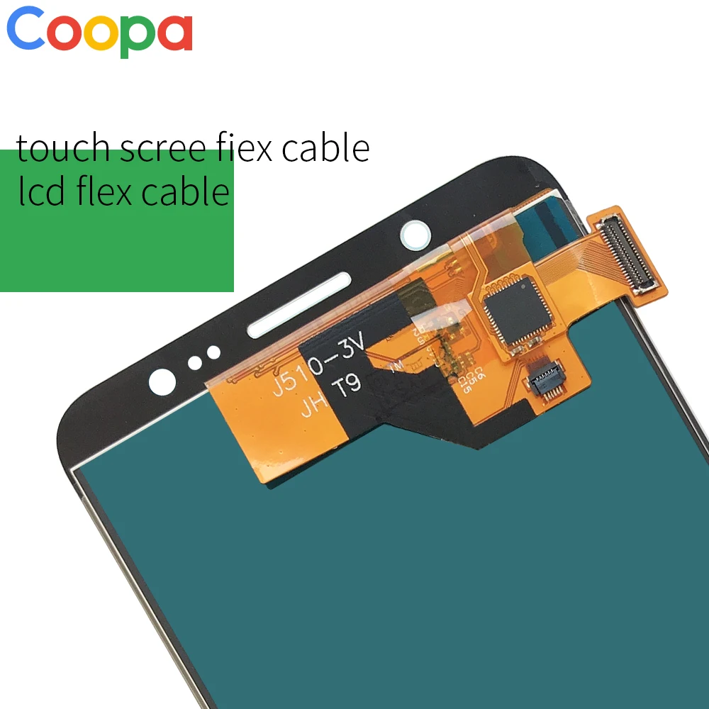 Skup Jasność regulowany LCD do samsunga Galaxy J5 2016 SM J510F J510FN J510M J510 wyświetlacz LCD + montaż digitizera ekranu dotykowego