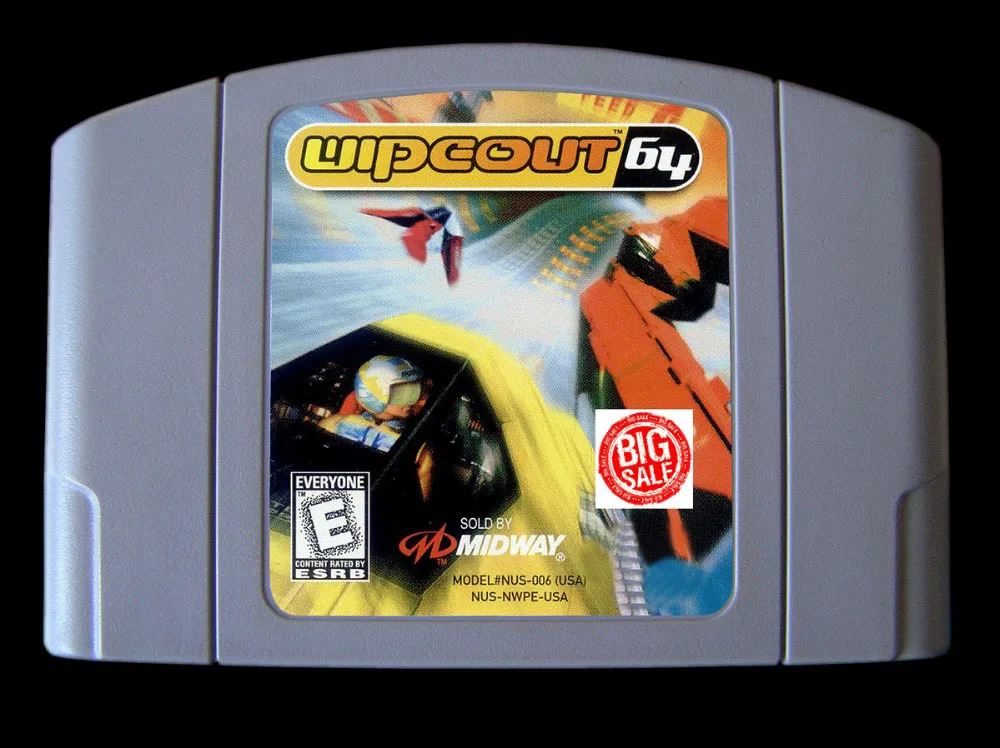 64-битная игра ** Wipeout 64 (Версия США!)