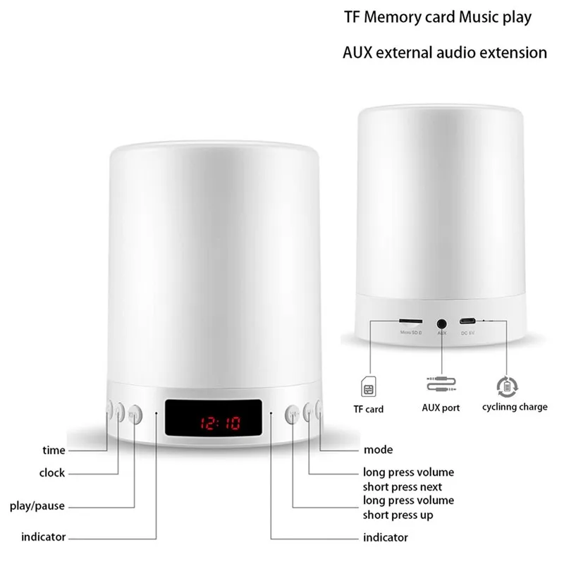 Дропшиппинг персонализированные фото USB светодиодный ночник с Bluetooth