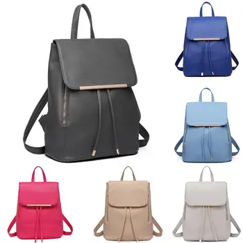 

Miss Lulu New 2020 Wumen Fashion Faux Leather Backpack Handbag